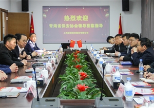 青海省公安廳治安總隊、保安協(xié)會(huì )一行到公司走訪(fǎng)調研